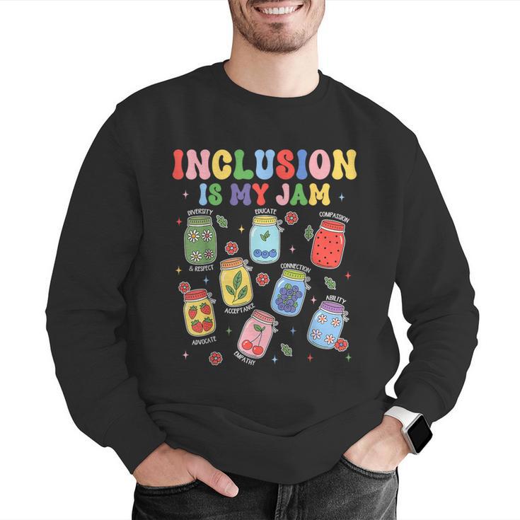 Inclusion Is My Jam SPED Teacher Special Education Life Men Graphic Sweatshirt, funny gift