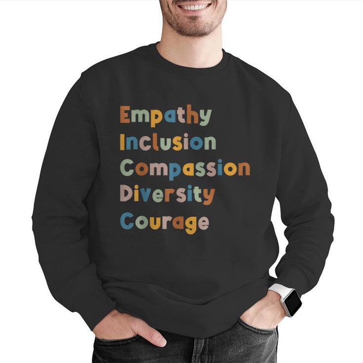 Inclusive Teacher Diversity Inclusion Empathy Teacher Team Men Graphic Sweatshirt, funny gift Inclusive Teacher Diversity Inclusion Empathy Teacher Team Men Graphic Sweatshirt, funny gift