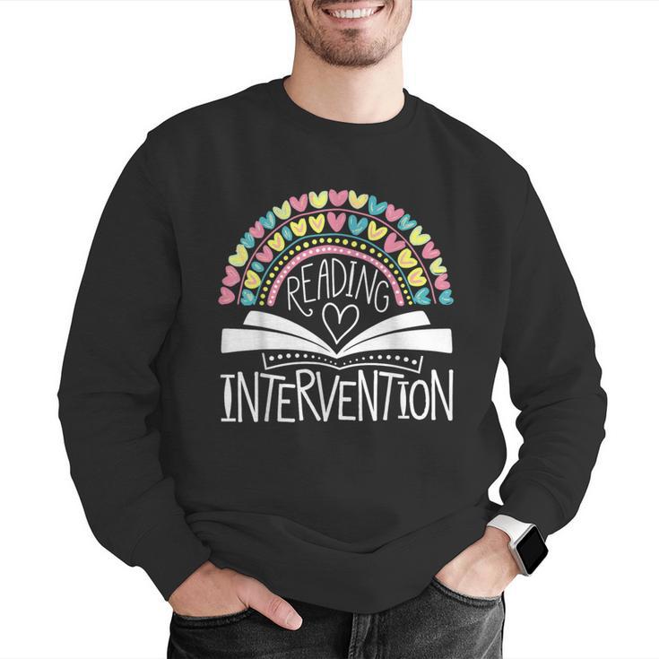 Intervention Teacher Reading Intervention Men Graphic Sweatshirt, funny gift Intervention Teacher Reading Intervention Men Graphic Sweatshirt, funny gift