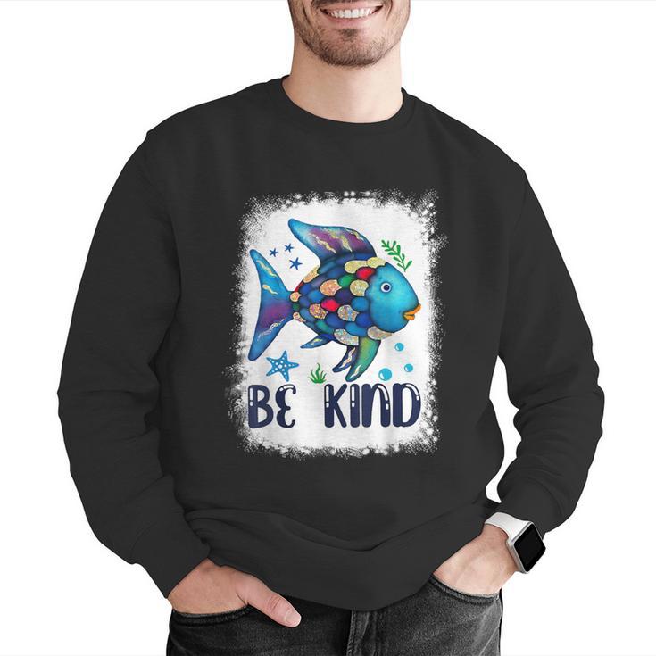 Be Kind Rainbow Fish Teacher Life Back To School Teaching Men Women Men Graphic Sweatshirt, funny gift Be Kind Rainbow Fish Teacher Life Back To School Teaching Men Women Men Graphic Sweatshirt, funny gift