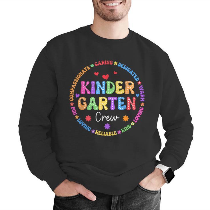 Kindergarten Crew Funy Back To School Teachers Kids Students Men Graphic Sweatshirt, funny gift