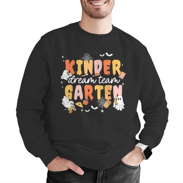 Kindergarten Dream Ghost Team Fall Halloween Spooky Teachers Men Graphic Sweatshirt, funny gift Kindergarten Dream Ghost Team Fall Halloween Spooky Teachers Men Graphic Sweatshirt, funny gift