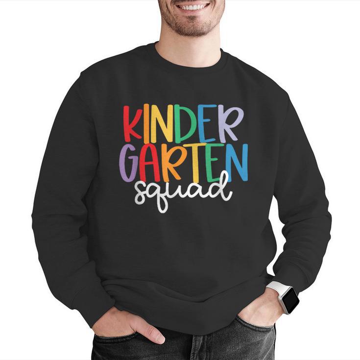 Kindergarten Squad Team Crew Teacher Back To School Men Graphic Sweatshirt, funny gift Kindergarten Squad Team Crew Teacher Back To School Men Graphic Sweatshirt, funny gift