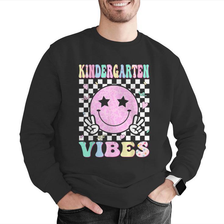 Kindergarten Vibes First Day Of School Kindergarten Teacher Men Graphic Sweatshirt, funny gift