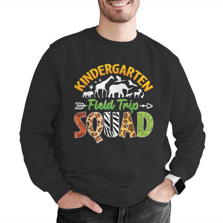 Kindergarten Zoo Field Trip Squad Matching Teacher Students Men Graphic Sweatshirt, funny gift