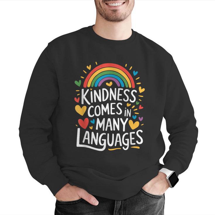 Kindness Comes In Many Languages ESL English Teacher Men Graphic Sweatshirt, Esl Teacher Sweatshirts, English Teacher Sweatshirts, funny gift Kindness Comes In Many Languages ESL English Teacher Men Graphic Sweatshirt, Esl Teacher Sweatshirts, English Teacher Sweatshirts, funny gift