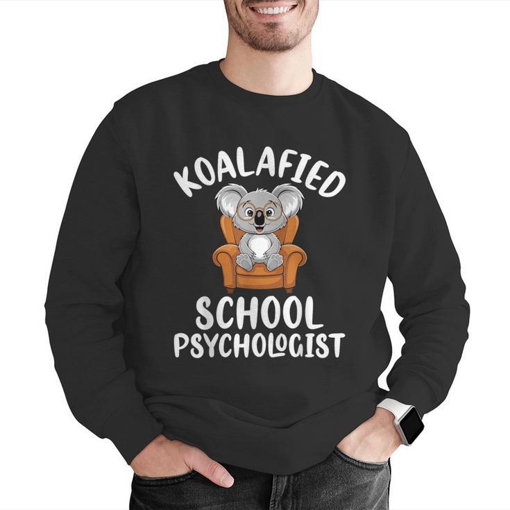 Koalafied School Psychologist Koala Lover Psychology Teacher Men Graphic Sweatshirt, funny gift Koalafied School Psychologist Koala Lover Psychology Teacher Men Graphic Sweatshirt, funny gift