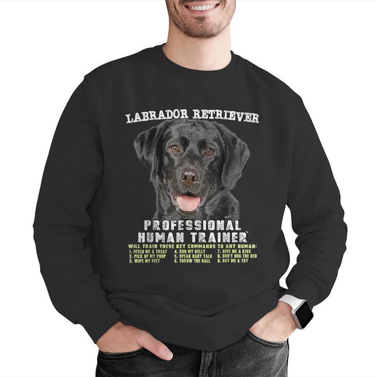 Labrador Retriever Lab Professional Human Trainer Men Graphic Sweatshirt, funny gift