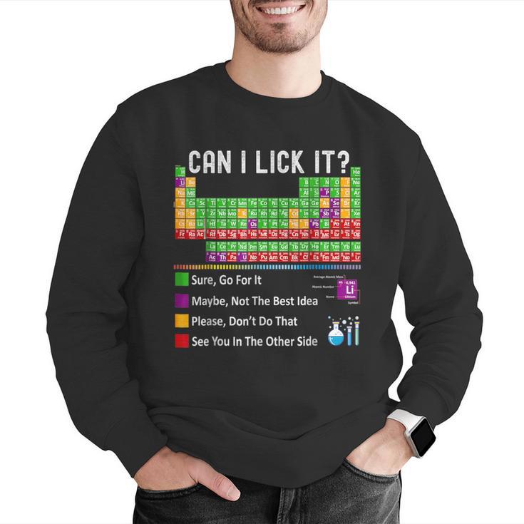 Can I Lick It Periodic Table Chart Science Teacher Cool Meme Men Graphic Sweatshirt, Science Teacher Sweatshirts, funny gift Can I Lick It Periodic Table Chart Science Teacher Cool Meme Men Graphic Sweatshirt, Science Teacher Sweatshirts, funny gift