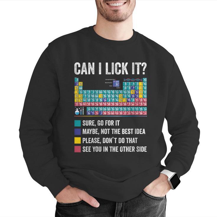 Can I Lick It Periodic Table Of Elements Science Teacher Men Graphic Sweatshirt, Science Teacher Sweatshirts, funny gift Can I Lick It Periodic Table Of Elements Science Teacher Men Graphic Sweatshirt, Science Teacher Sweatshirts, funny gift