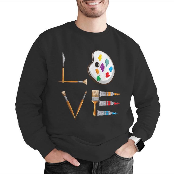 Love Art For Artist Art Teacher Men Graphic Sweatshirt, funny gift