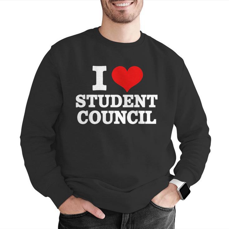 I Love Student Council Student Teacher Men Graphic Sweatshirt, funny gift I Love Student Council Student Teacher Men Graphic Sweatshirt, funny gift