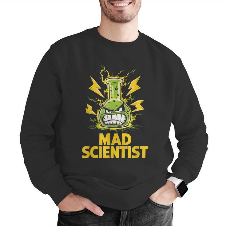 Mad Scientist Kids Youth Adult Science Teacher Chemistry Men Graphic Sweatshirt, Science Teacher Sweatshirts, funny gift