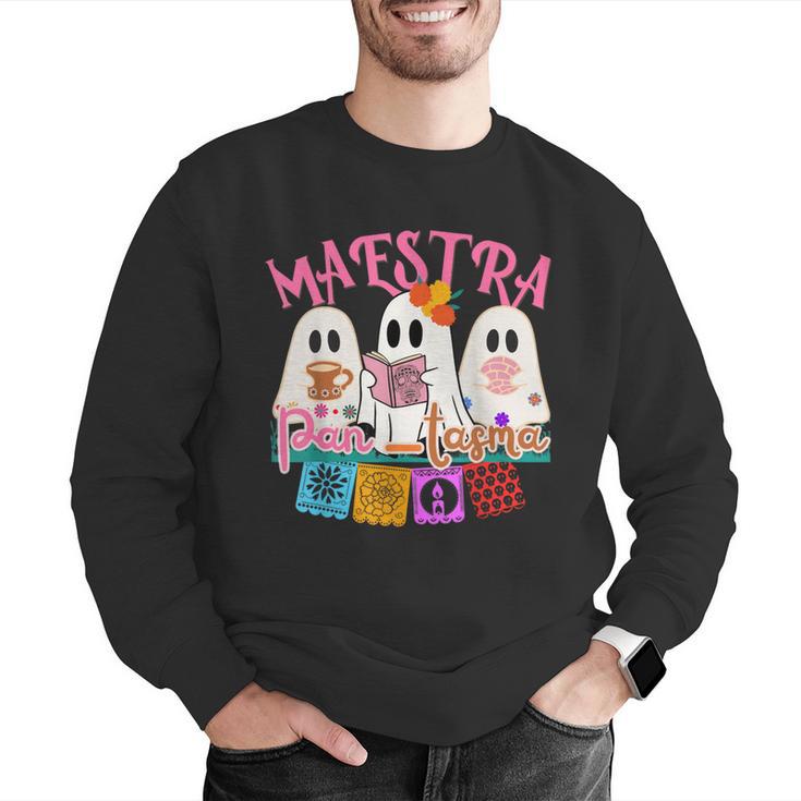 Maestra Pantasmas Conchas Teacher Mexican Halloween Men Graphic Sweatshirt, funny gift Maestra Pantasmas Conchas Teacher Mexican Halloween Men Graphic Sweatshirt, funny gift