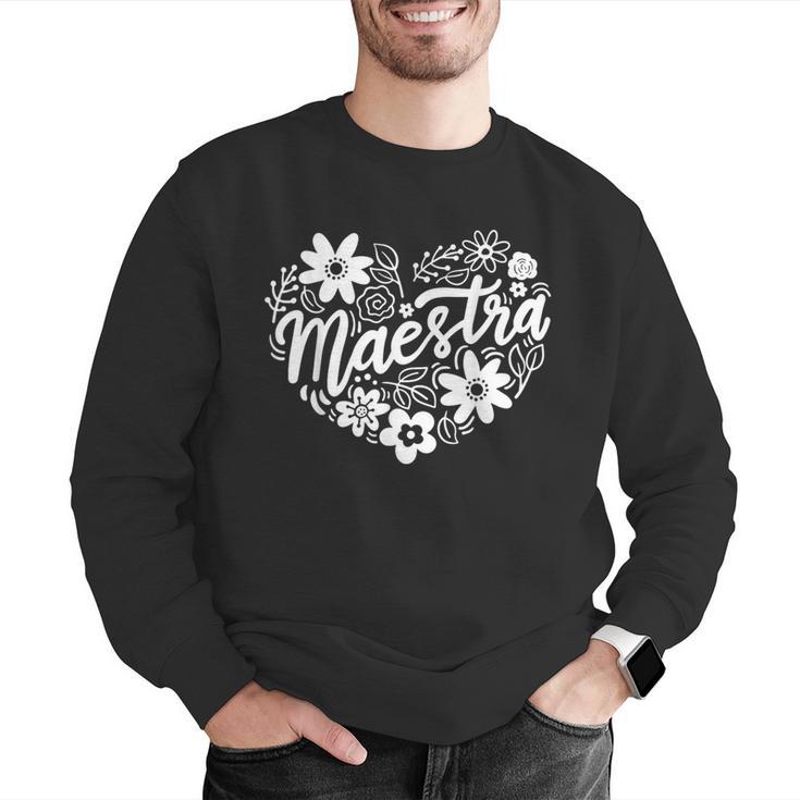 Maestra Spanish Teacher Men Graphic Sweatshirt, funny gift Maestra Spanish Teacher Men Graphic Sweatshirt, funny gift