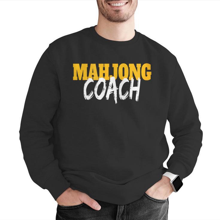 Mahjong Coach Coaching Trainer Teacher Men Graphic Sweatshirt, funny gift Mahjong Coach Coaching Trainer Teacher Men Graphic Sweatshirt, funny gift