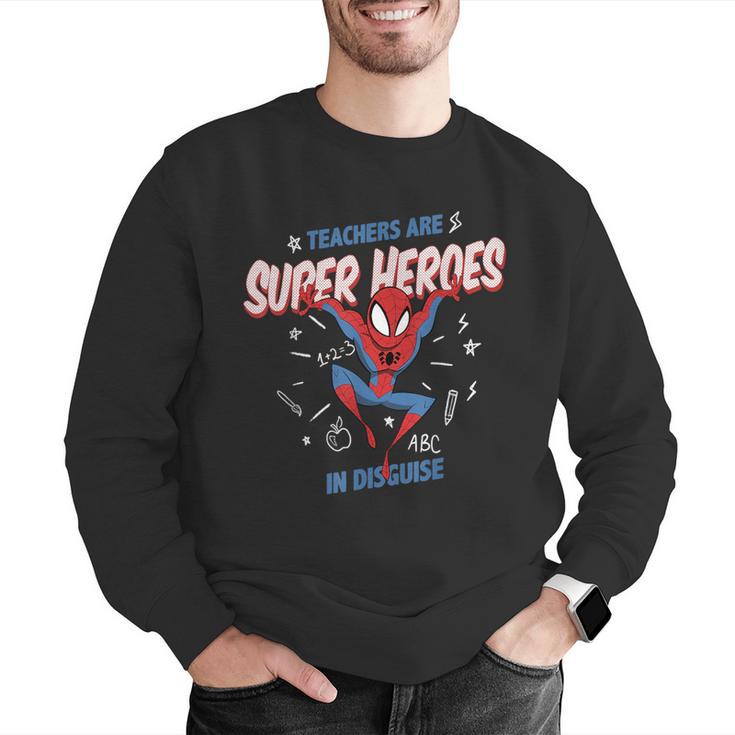Marvel Spider-Man Teachers Are Super Heroes Men Graphic Sweatshirt, funny gift Marvel Spider-Man Teachers Are Super Heroes Men Graphic Sweatshirt, funny gift