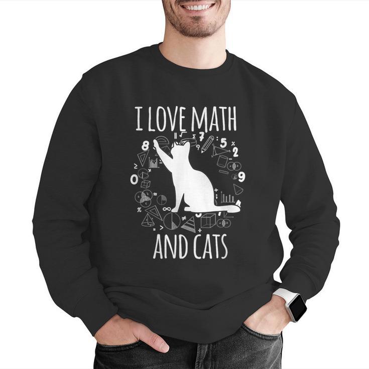 Math Nerd Math Teacher Cat Lover I Love Math And Cats Men Graphic Sweatshirt, funny gift Math Nerd Math Teacher Cat Lover I Love Math And Cats Men Graphic Sweatshirt, funny gift