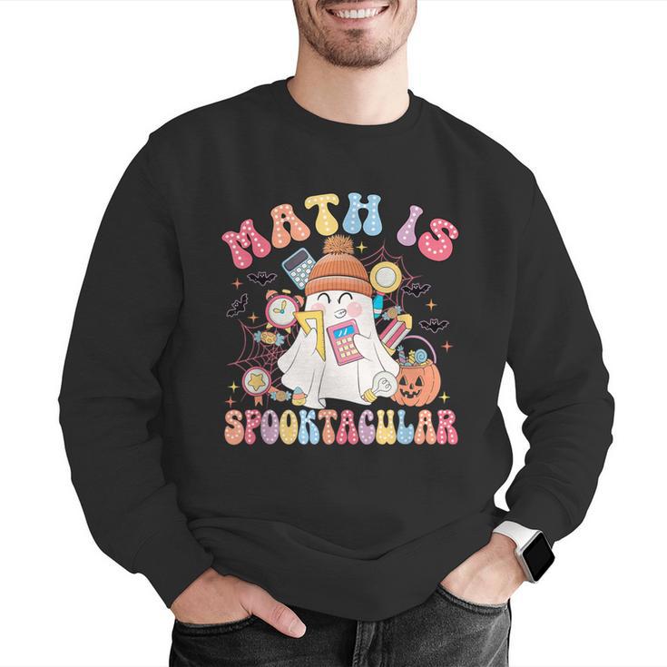 Math Is Spooktacular Math Teacher Spooky Halloween Men Graphic Sweatshirt, funny gift Math Is Spooktacular Math Teacher Spooky Halloween Men Graphic Sweatshirt, funny gift