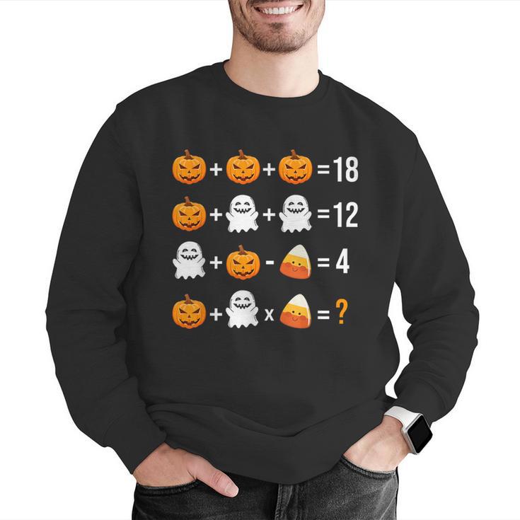 Math Teacher Halloween Equation Pumpkin Ghost Candy Corn Men Graphic Sweatshirt, funny gift Math Teacher Halloween Equation Pumpkin Ghost Candy Corn Men Graphic Sweatshirt, funny gift
