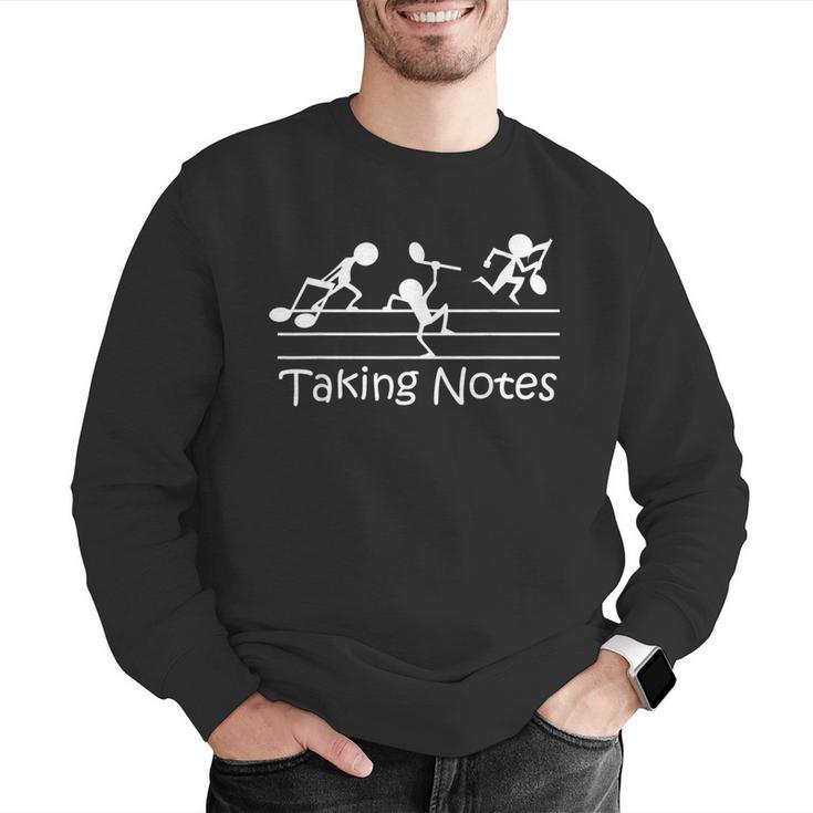 Melodic Humor Musician’s Playful Collection Musical Taking Notes Music Lovers Vintage Teachers Men Graphic Sweatshirt, funny gift Melodic Humor Musician’s Playful Collection Musical Taking Notes Music Lovers Vintage Teachers Men Graphic Sweatshirt, funny gift