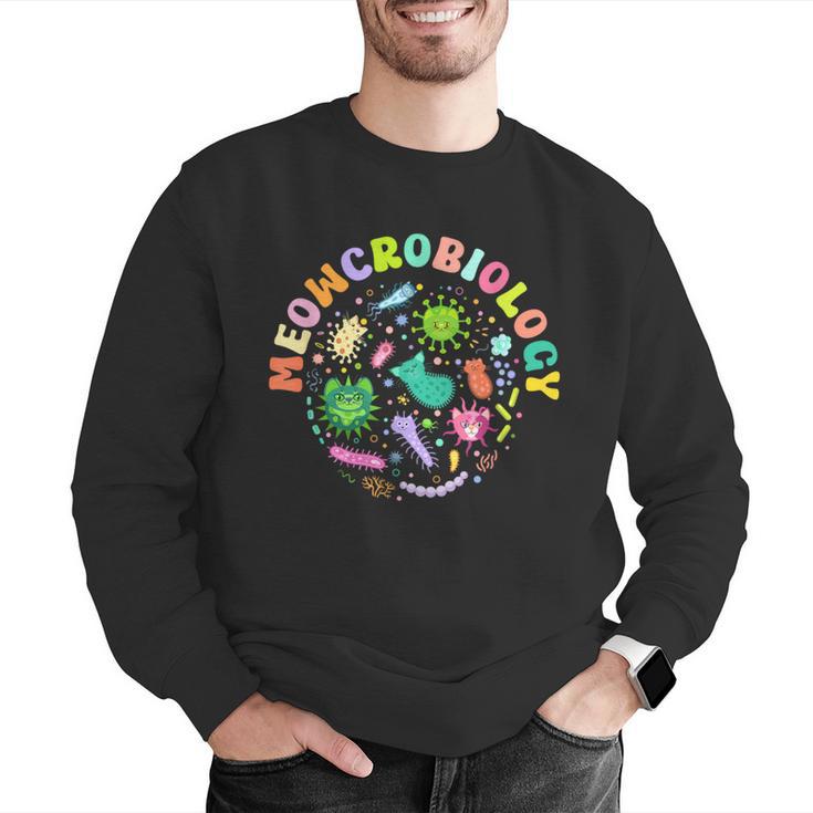 Meowcrobiology Cats Microbiology Science Teacher Men Graphic Sweatshirt, Science Teacher Sweatshirts, funny gift Meowcrobiology Cats Microbiology Science Teacher Men Graphic Sweatshirt, Science Teacher Sweatshirts, funny gift
