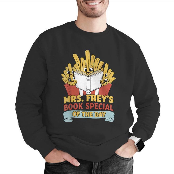Mrs Frey Book Special Reading Elementary Teacher Men Graphic Sweatshirt, funny gift Mrs Frey Book Special Reading Elementary Teacher Men Graphic Sweatshirt, funny gift