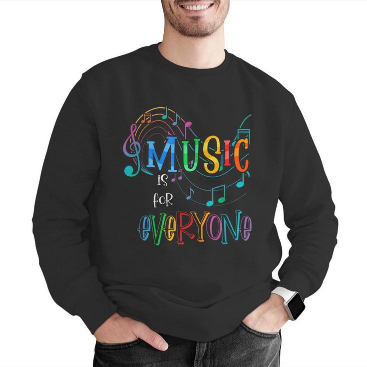 Music Is For Everyone Love For Music Teachers Men Graphic Sweatshirt, funny gift Music Is For Everyone Love For Music Teachers Men Graphic Sweatshirt, funny gift