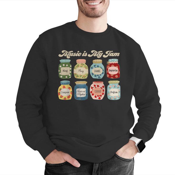 Music Is My Jam Back To School Music Teacher Specials Team Men Graphic Sweatshirt, funny gift