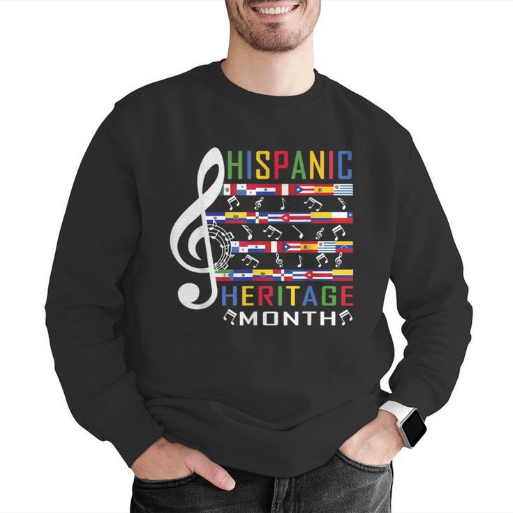 Music Teacher Kid National Hispanic Heritage Month Men Graphic Sweatshirt, funny gift Music Teacher Kid National Hispanic Heritage Month Men Graphic Sweatshirt, funny gift