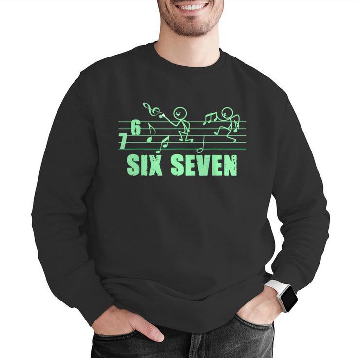 Musical 67 Music Meme Slang Six Seven Music Teacher Men Graphic Sweatshirt, funny gift