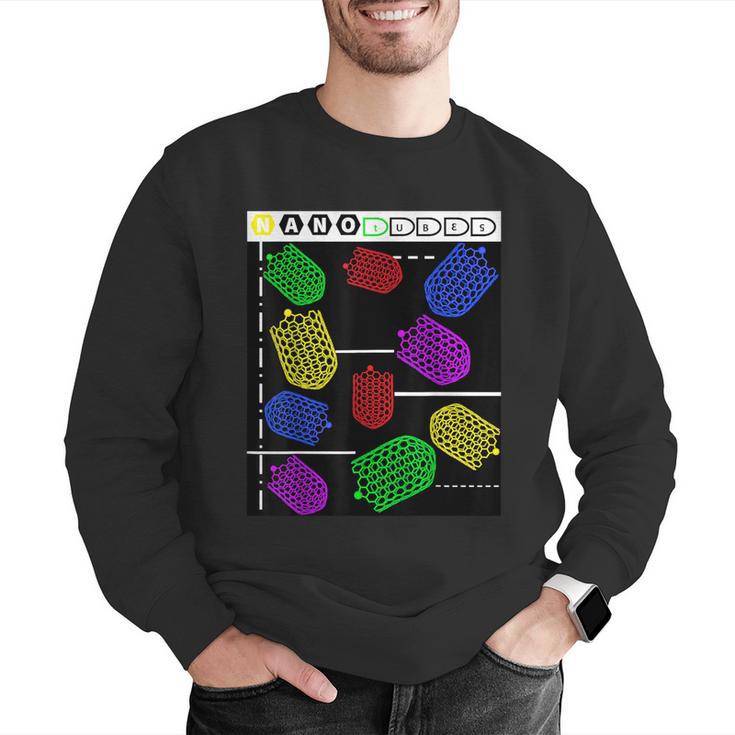 Nerdy Forms Nanotubes Chemistry Teacher Geek Men Graphic Sweatshirt, funny gift