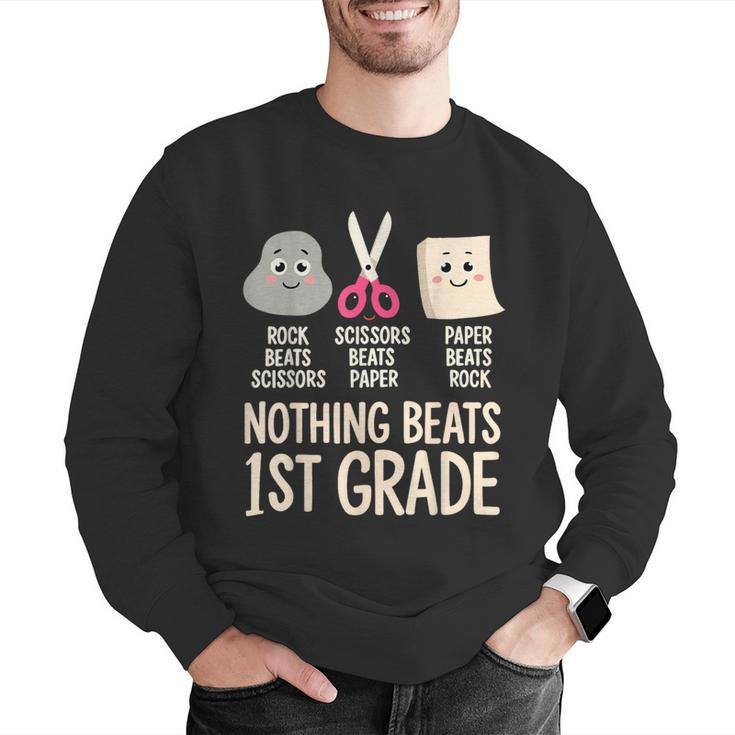 Nothing Beats 1st Grade Back To School Kids Teachers Men Graphic Sweatshirt, funny gift Nothing Beats 1st Grade Back To School Kids Teachers Men Graphic Sweatshirt, funny gift