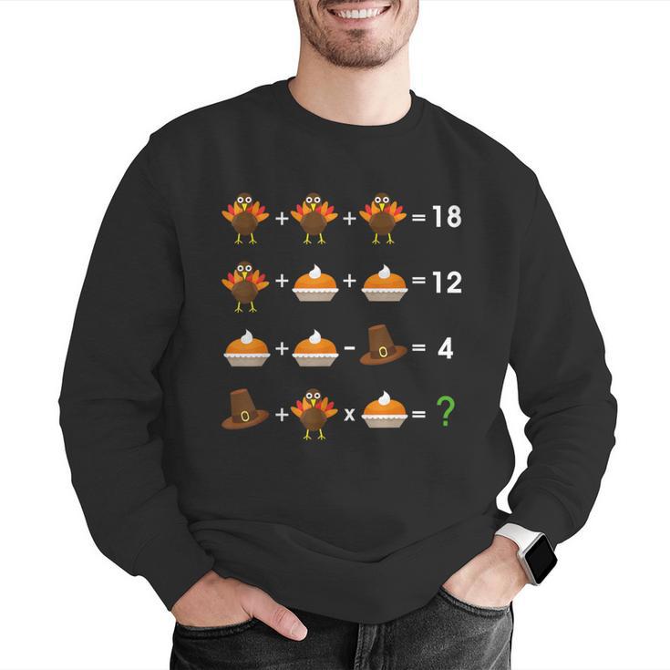 Order Of Operations Thanksgiving Quiz Math Teacher Men Graphic Sweatshirt, funny gift Order Of Operations Thanksgiving Quiz Math Teacher Men Graphic Sweatshirt, funny gift