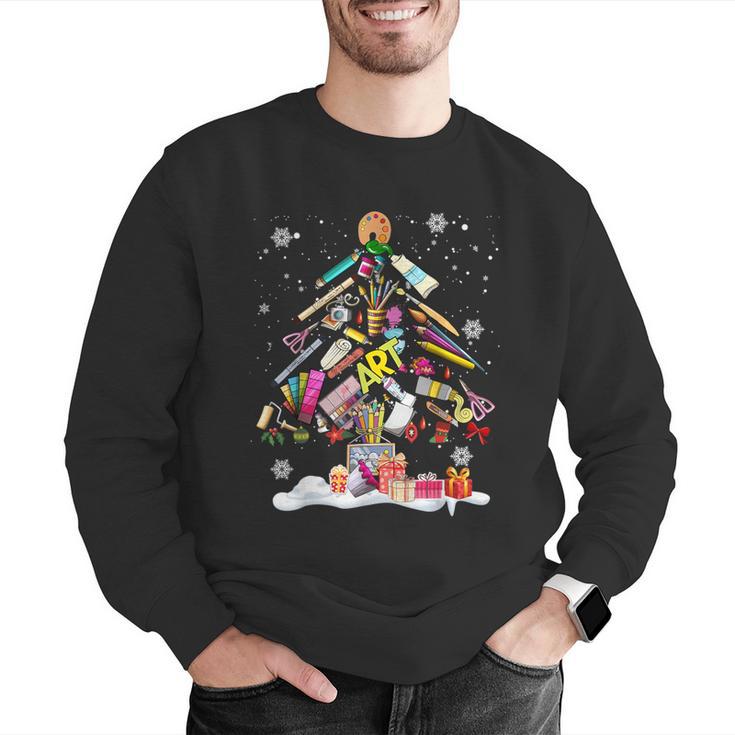 Paintbrush Christmas Tree Decor Xmas For Artist Art Teacher For Men Women Men Graphic Sweatshirt, funny gift Paintbrush Christmas Tree Decor Xmas For Artist Art Teacher For Men Women Men Graphic Sweatshirt, funny gift