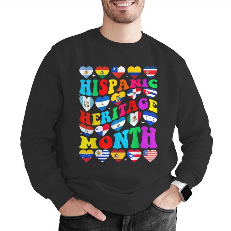 Hispanic Heritage Month 2025 Latino Puerto Rico Teacher Kids Men Graphic Sweatshirt, funny gift Hispanic Heritage Month 2025 Latino Puerto Rico Teacher Kids Men Graphic Sweatshirt, funny gift