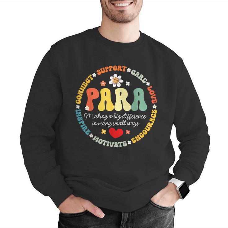 Paras Make It Possible Paraprofessional Teacher Assistant Men Graphic Sweatshirt, funny gift Paras Make It Possible Paraprofessional Teacher Assistant Men Graphic Sweatshirt, funny gift