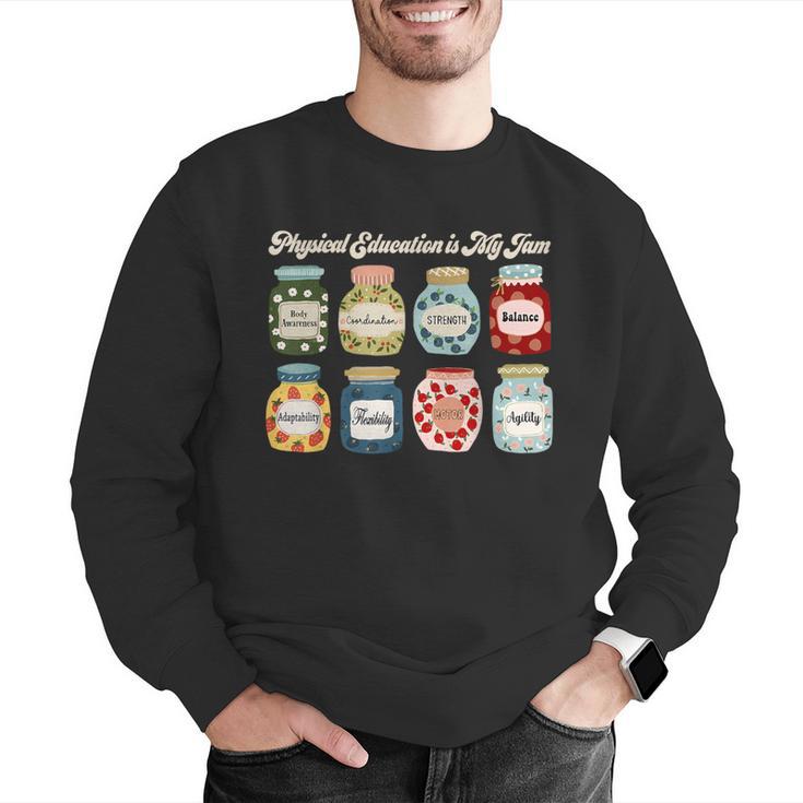 Physical Education Is My Jam Sports PE Coach Teacher Men Graphic Sweatshirt, Pe Teacher Sweatshirts, funny gift Physical Education Is My Jam Sports PE Coach Teacher Men Graphic Sweatshirt, Pe Teacher Sweatshirts, funny gift
