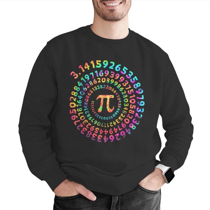 Pi Day Math Teacher Tie Dye Spiral Pi 314 Pi Day Men Graphic Sweatshirt, funny gift Pi Day Math Teacher Tie Dye Spiral Pi 314 Pi Day Men Graphic Sweatshirt, funny gift