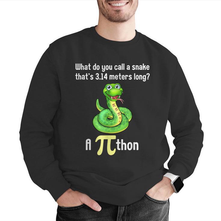 Pi Day Puns Pithon Math Teacher Jokes Women Men Kids Men Graphic Sweatshirt, funny gift