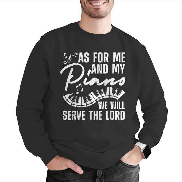 Piano Player Art For Men Women Pianist Piano Teacher Men Graphic Sweatshirt, funny gift