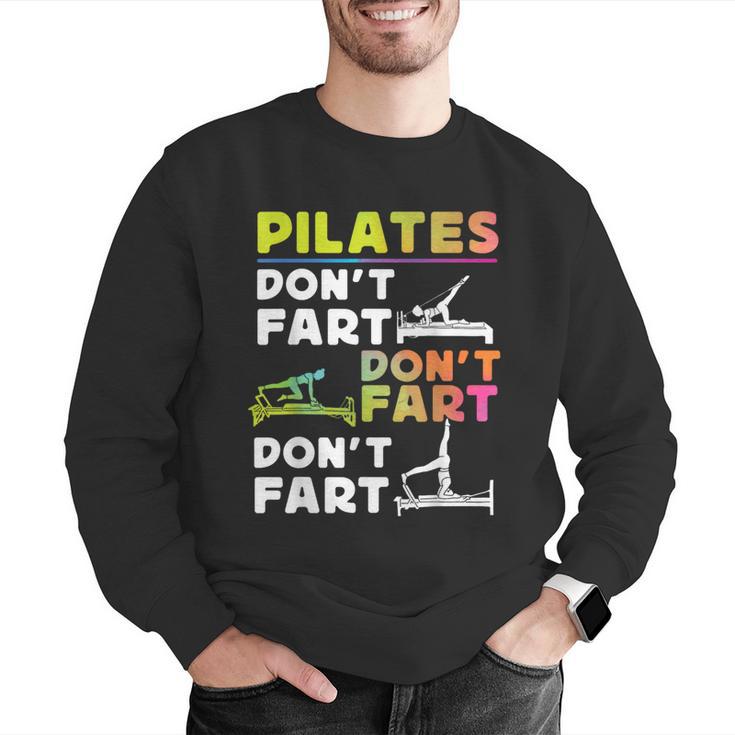 Pilates Instructor Teacher Watercolor Pilates Don't Fart Men Women Kids Men Graphic Sweatshirt, funny gift Pilates Instructor Teacher Watercolor Pilates Don't Fart Men Women Kids Men Graphic Sweatshirt, funny gift