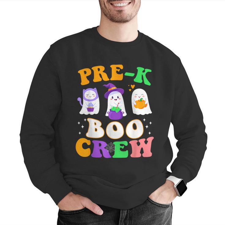 Pre-K Boo Crew Cute Ghost Halloween Costume Teacher Student For Men Women Kids Men Graphic Sweatshirt, funny gift