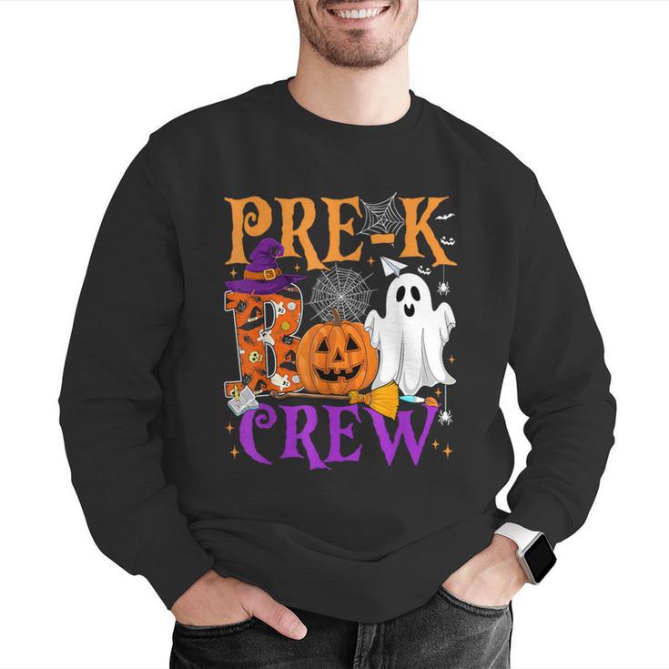 Pre-K Boo Crew Teacher Student Halloween Costume Men Graphic Sweatshirt, funny gift