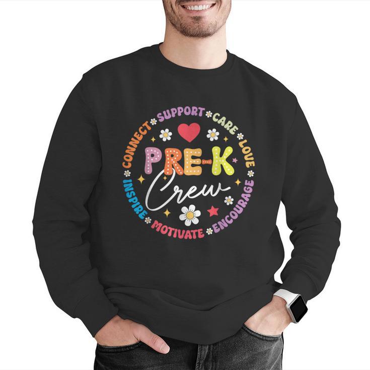Pre-K Crew 1st Day Of School Preschool Teacher Men Graphic Sweatshirt, funny gift Pre-K Crew 1st Day Of School Preschool Teacher Men Graphic Sweatshirt, funny gift