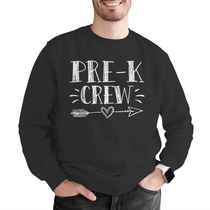 Pre-K Crew 1st Day Of School Pre-K Teacher Team Men Graphic Sweatshirt, funny gift Pre-K Crew 1st Day Of School Pre-K Teacher Team Men Graphic Sweatshirt, funny gift