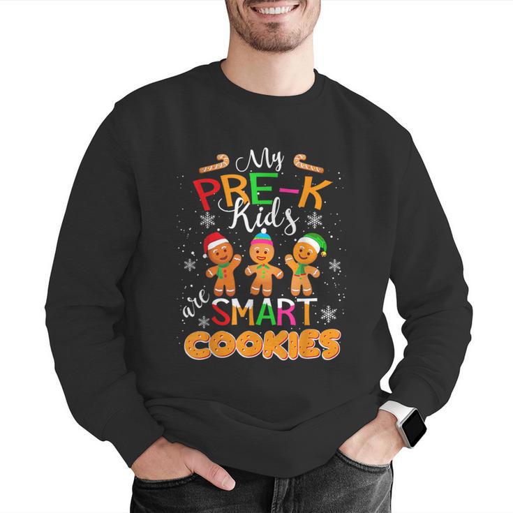 My Pre-K Kids Are Smart Cookies Christmas Teacher Men Graphic Sweatshirt, funny gift My Pre-K Kids Are Smart Cookies Christmas Teacher Men Graphic Sweatshirt, funny gift