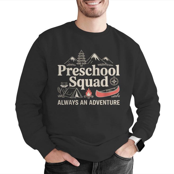 Pre-K Squad Adventure Camping Preschool Teacher Boy Girl Kid Men Graphic Sweatshirt, funny gift