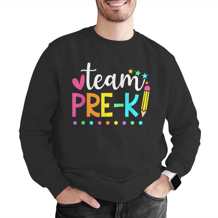 Pre-k Team Pencil Teacher Student Back To School Girls Men Graphic Sweatshirt, funny gift Pre-k Team Pencil Teacher Student Back To School Girls Men Graphic Sweatshirt, funny gift