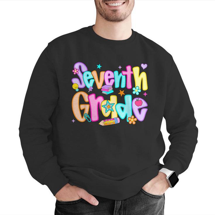 Preppy Seventh Grade Back To School 7th Grade Teachers Girls Men Graphic Sweatshirt, funny gift Preppy Seventh Grade Back To School 7th Grade Teachers Girls Men Graphic Sweatshirt, funny gift